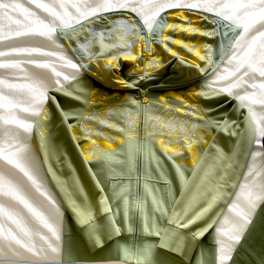 Vintage Dereon convertible hoodie